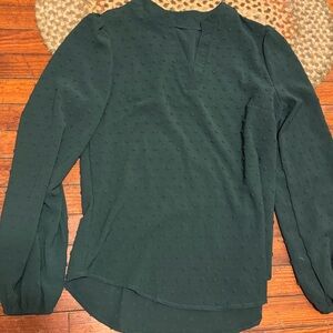 Chic Nation Forest Green Blouse